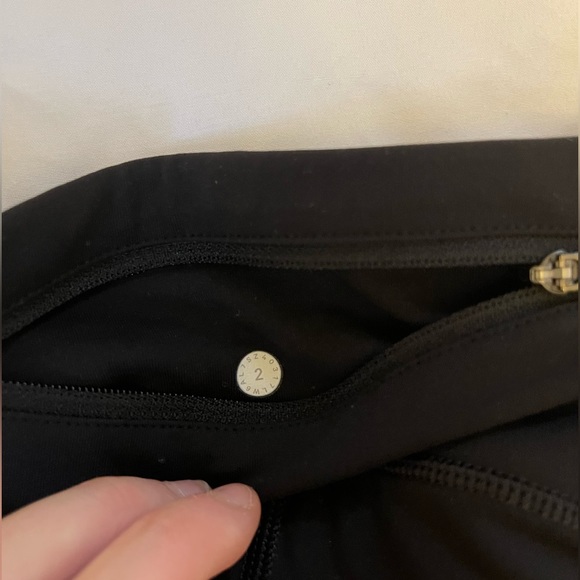 Black Lulu Cropped Speed-up Tights - Picture 3 of 3